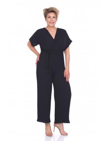 OVERSIZE čierny OVERAL AJ PRE MOLETKY a s opaskom - ORIGINAL ITALY